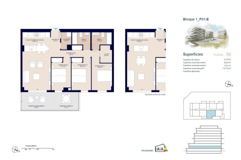 Apartment for sale Villajoyosa, Alicante, Spain 3 bedrooms, 108 sq.m. No. 133728 - photo 15