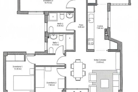 Apartamento en venta en Avileses, Murcia, España 3 dormitorios, 96 m2 No. 183709 - foto 22