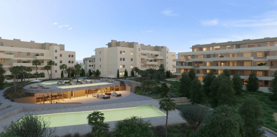 Takvåning i Las Lagunas De Mijas, Malaga, Spanien 2 sovrum, 137 kvm. Nr. 162347