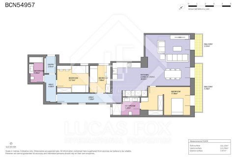 Apartament w Barcelona, Hiszpania 3 sypialnie, 131 mkw. nr 150986 – zdjęcie 30
