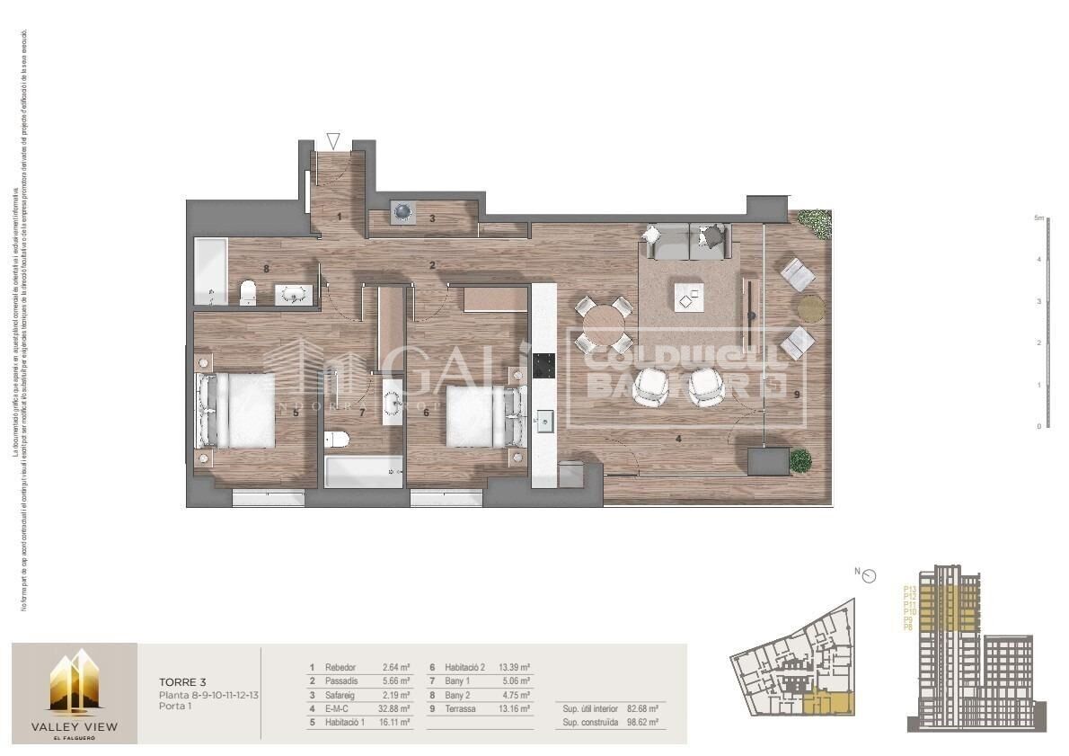 Apartment in Principado De Andorra (Ninguna Poblacion Tiene C.P.), Lleida, Spain 2 bedrooms, 112 sq.m. No. 178959