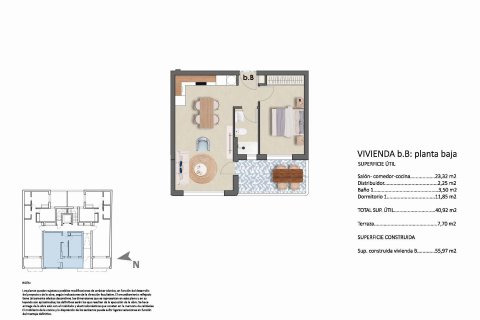 Продажа квартиры в Торре-де-ла-Орадада, Аликанте, Испания 1 спальня, 55м2 №190973 - фото 26