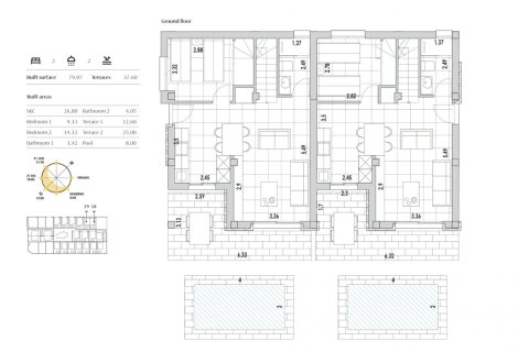 House à vendre à Torrevieja, Alicante, Espagne, 2 chambres, 79 m2 No. 165217 - photo 19