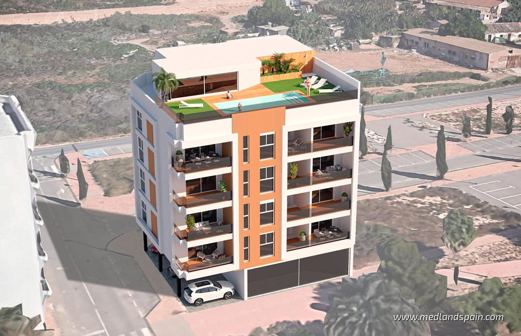Dzīvoklis Lo Pagan, Murcia, Spānijā 2 istabas, 81 m2 Nr. 155247