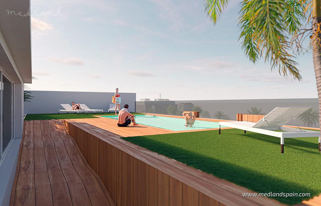 Dzīvoklis Lo Pagan, Murcia, Spānijā 2 istabas, 81 m2 Nr. 155247