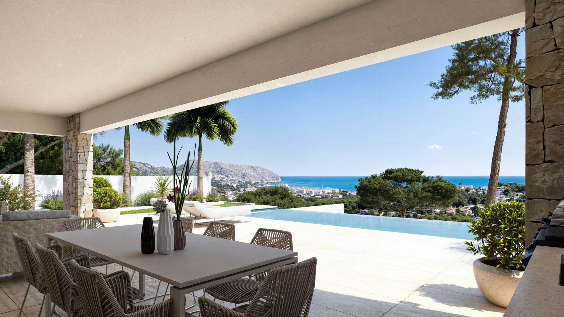 Huvila Moraira, Alicante, Espanja 4 makuuhuonetta, 350 m2 No. 134563