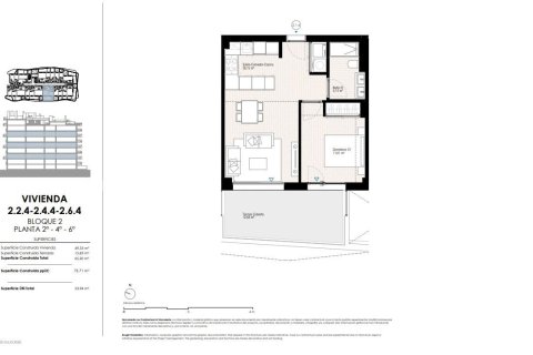Wohnung zum Verkauf in Villajoyosa, Alicante, Spanien 1 Schlafzimmer, 73 m2 Nr. 141576 - Foto 17
