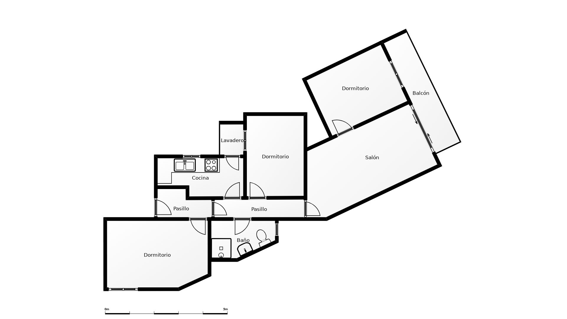 Appartamento a Badalona, Barcelona, Spagna 2 camere da letto, 97 mq. N° 195287