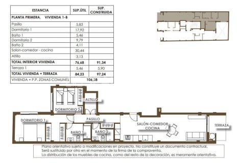 Apartamento en venta en Torrevieja, Alicante, España 1 dormitorio, 60 m2 No. 154376 - foto 25