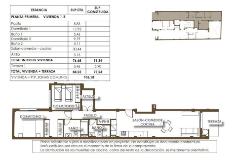 Huoneisto myytävänä Torrevieja, Alicante, Espanja, 1 makuuhuone, 60 m2 No. 154376 - kuva 25