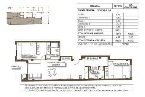 Apartamento en venta en Torrevieja, Alicante, España 2 dormitorios, 92 m2 No. 154377 - foto 24