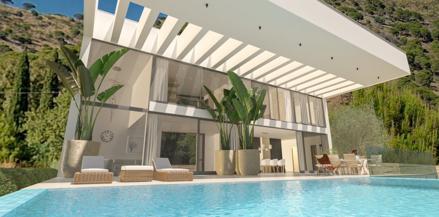 Villa i Mijas, Malaga, Spanien 5 sovrum, 507 kvm. Nr. 136151