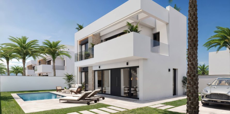 Villa in Santa Rosalia, Torre-Pacheco, Murcia, Spa, 3 bedrooms, 106 sq.m. No. 154929