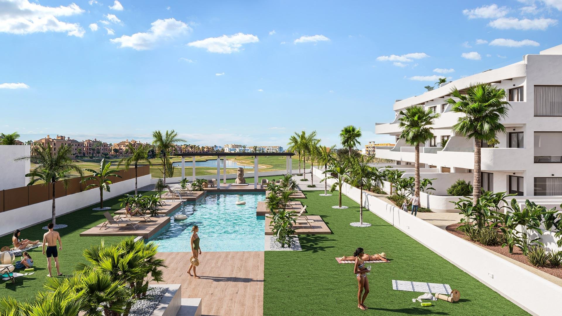 Apartament w Los Alcazares, Murcia, Hiszpania 3 sypialnie, 85 mkw. nr 148715