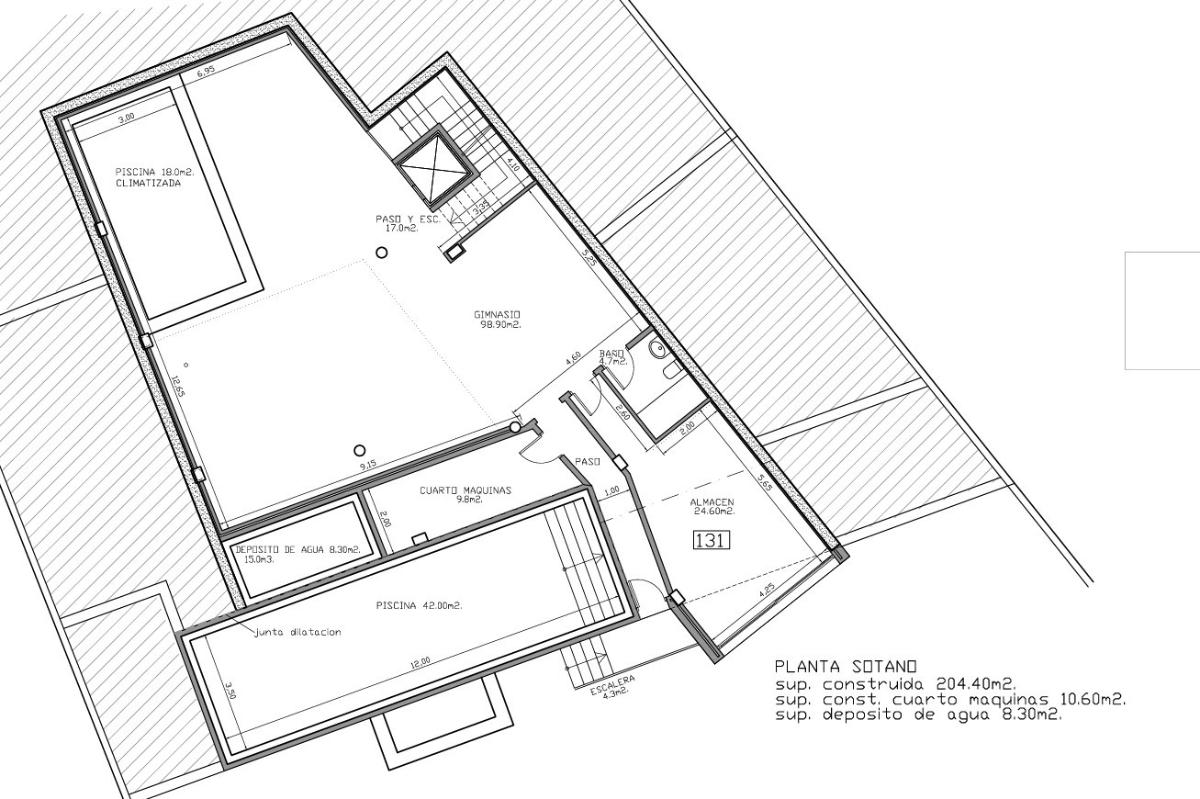 Villa in Benissa, Alicante, Spain 4 bedrooms, 770 sq.m. No. 149175
