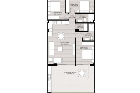 Bungalow zum Verkauf in San Pedro del Pinatar, Murcia, Spanien 3 Schlafzimmer, 85 m2 Nr. 143380 - Foto 19