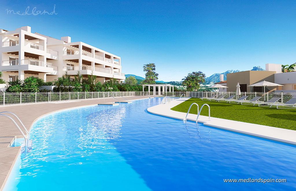 Lägenhet i Benahavis, Malaga, Spanien 2 sovrum, 103 kvm. Nr. 105346