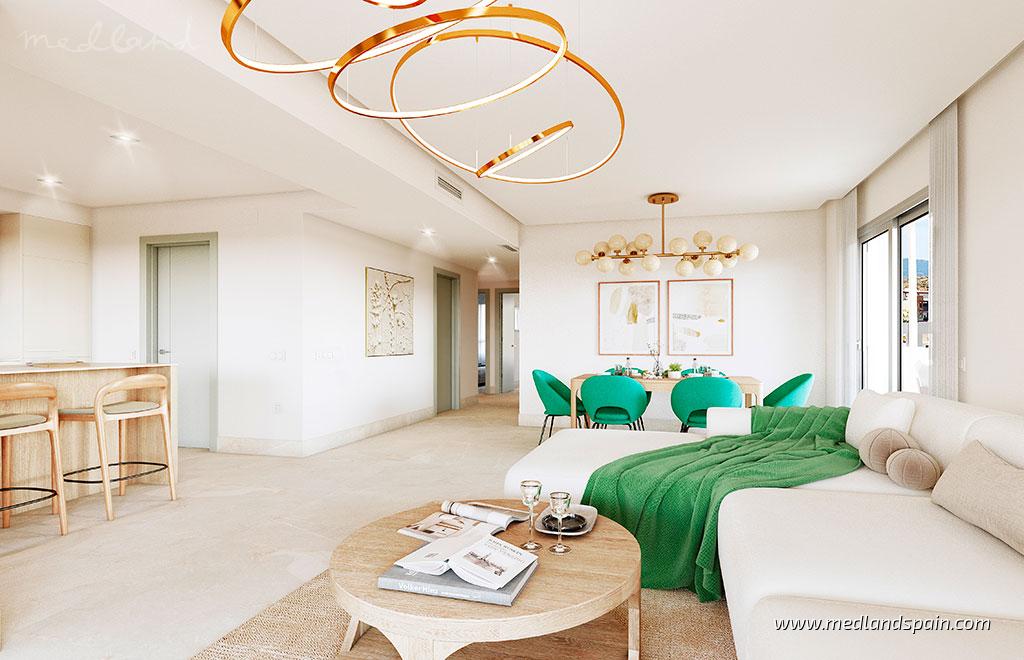 Lägenhet i Benahavis, Malaga, Spanien 2 sovrum, 103 kvm. Nr. 105346