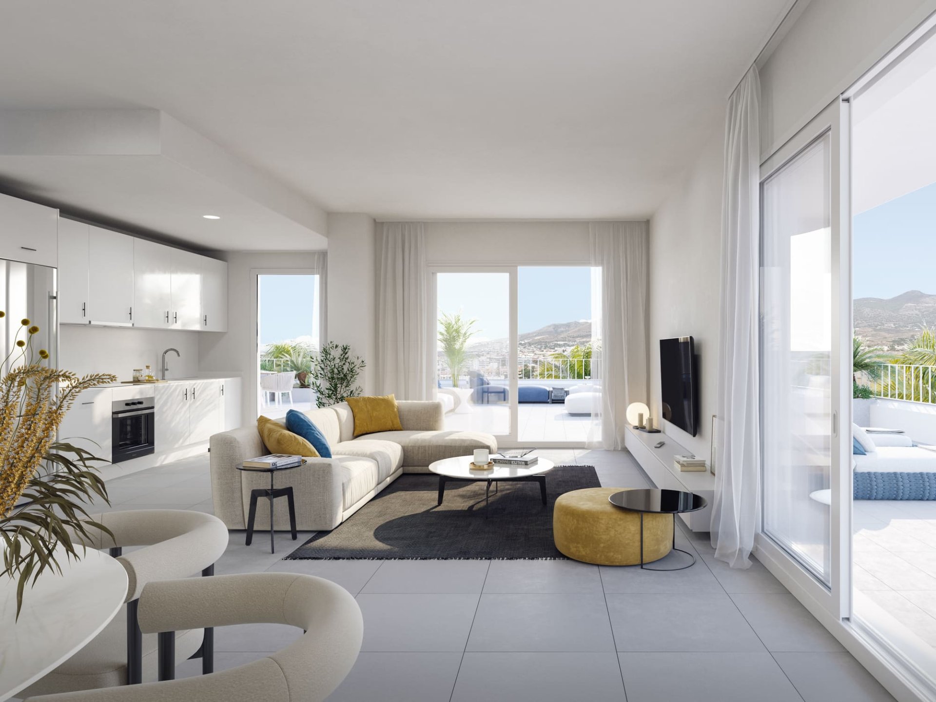Bungalow a Fuengirola, Malaga, Spagna 2 camere da letto, 134 mq. N° 136853
