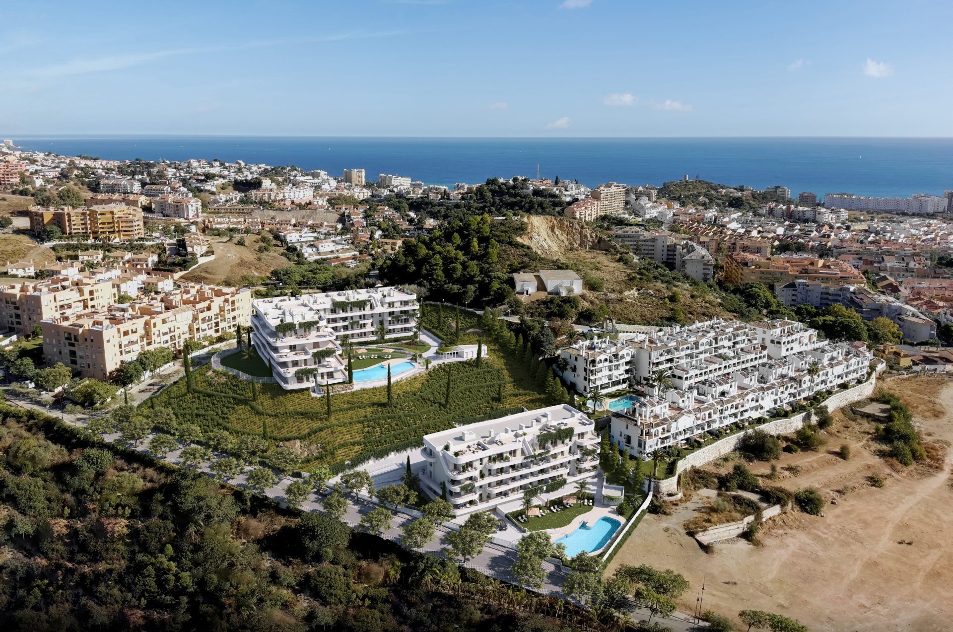 Bungalow a Fuengirola, Malaga, Spagna 3 camere da letto, 176 mq. N° 136854