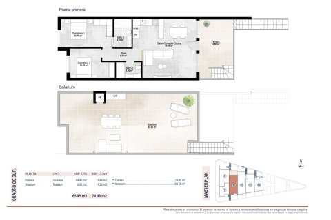 Bungalow zum Verkauf in San Pedro del Pinatar, Murcia, Spanien 1 Schlafzimmer, 74 m2 Nr. 170102 - Foto 10