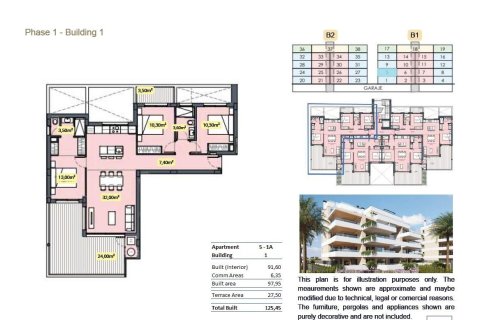 Wohnung zum Verkauf in Santa Rosalia, Murcia, Spanien 3 Schlafzimmer, 97 m2 Nr. 189297 - Foto 22