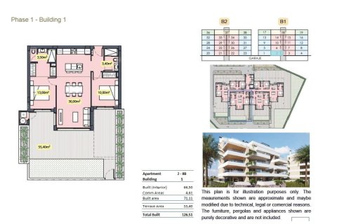 Apartamento en venta en Santa Rosalia, Murcia, España 2 dormitorios, 71 m2 No. 189295 - foto 19