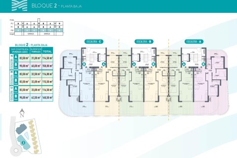 Huoneisto myytävänä Los Alcazares, Murcia, Espanja, 3 makuuhuonetta, 98 m2 No. 196139 - kuva 16