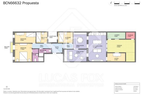 Lägenhet till salu i Barcelona, Spanien 5 sovrum, 124 kvm. Nr. 161352 - foto 29