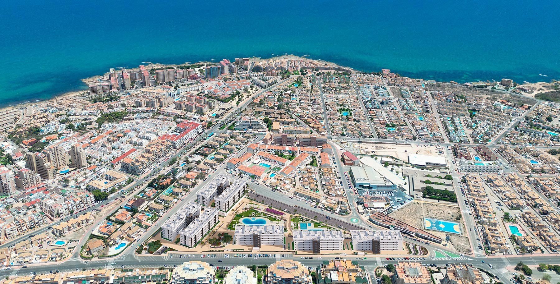 Apartment in Torrevieja, Alicante, Spain 2 bedrooms, 66 sq.m. No. 76909