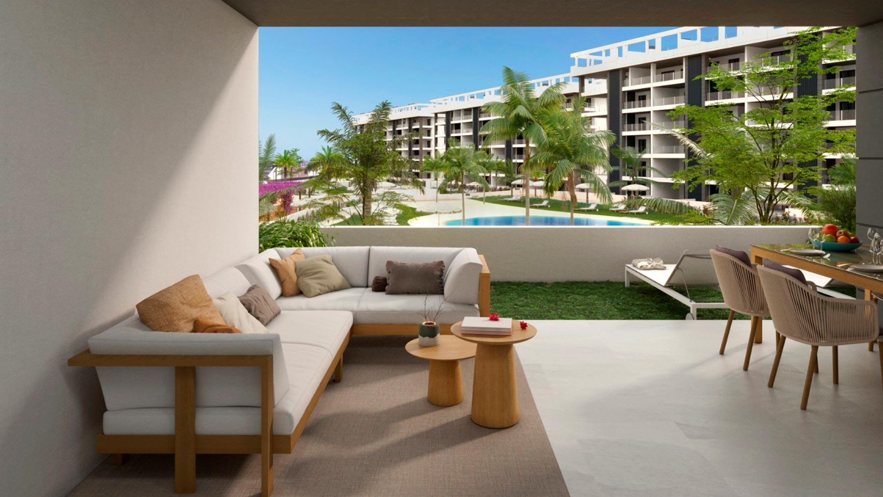 Apartment in Torrevieja, Alicante, Spain 2 bedrooms, 66 sq.m. No. 76909