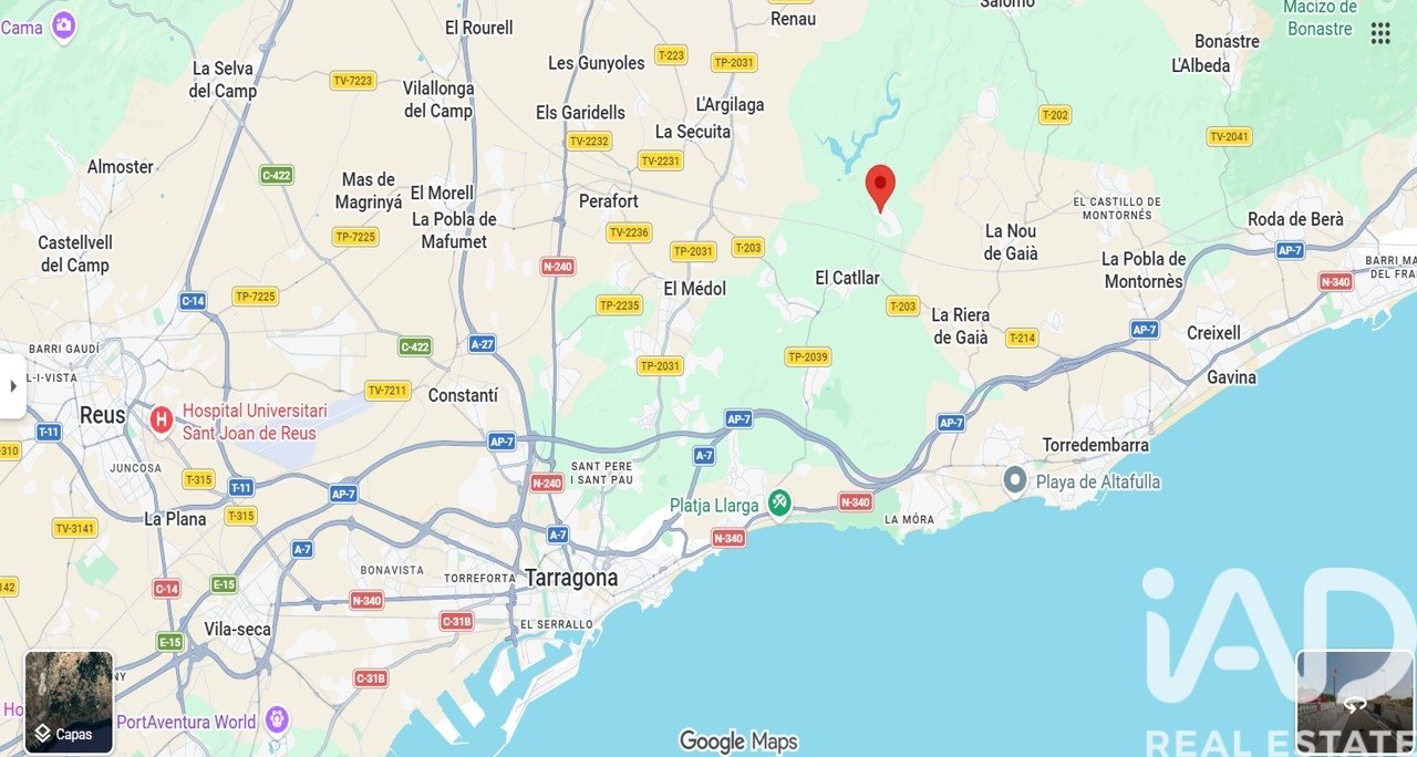 Земельный участок в Эль Катлар, Таррагона, Испания 626м2 №185197