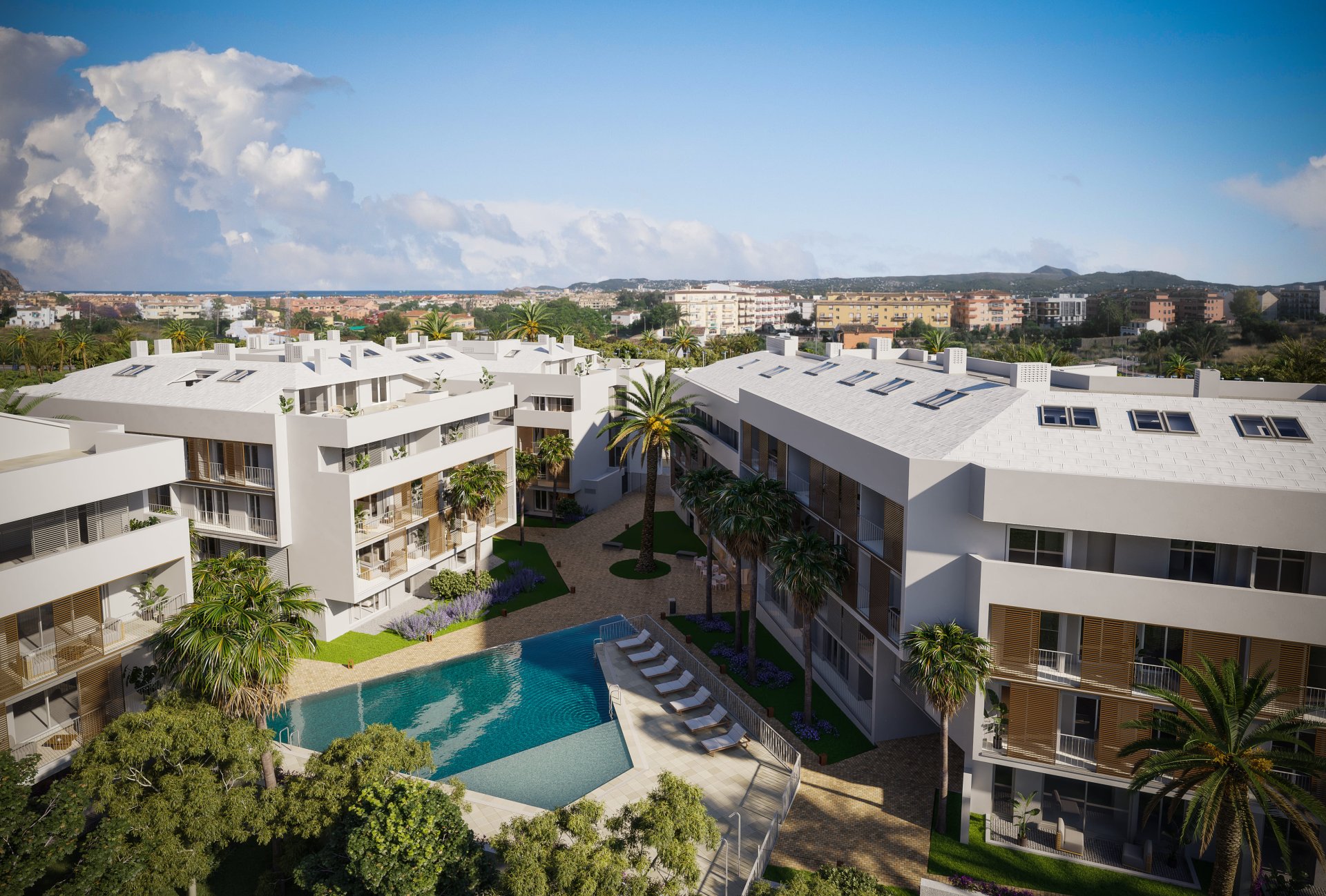 Bungalow i Javea, Alicante, Spanien 3 sovrum, 141 kvm. Nr. 136652