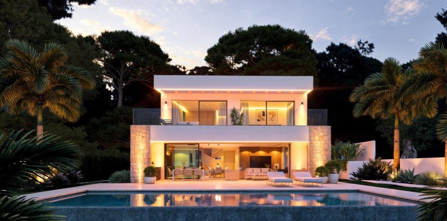 Villa a Moraira, Alicante, Spagna 4 camere da letto, 350 mq. N° 170978