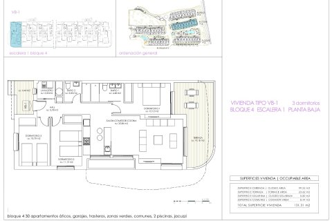 Apartament w Orihuela, Alicante, Hiszpania 3 sypialnie, 99 mkw. nr 170975 – zdjęcie 8