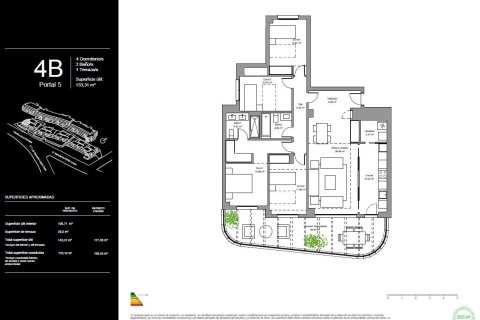 Huoneisto myytävänä Torremolinos, Malaga, Espanja, 4 makuuhuonetta, 150 m2 No. 169366 - kuva 10