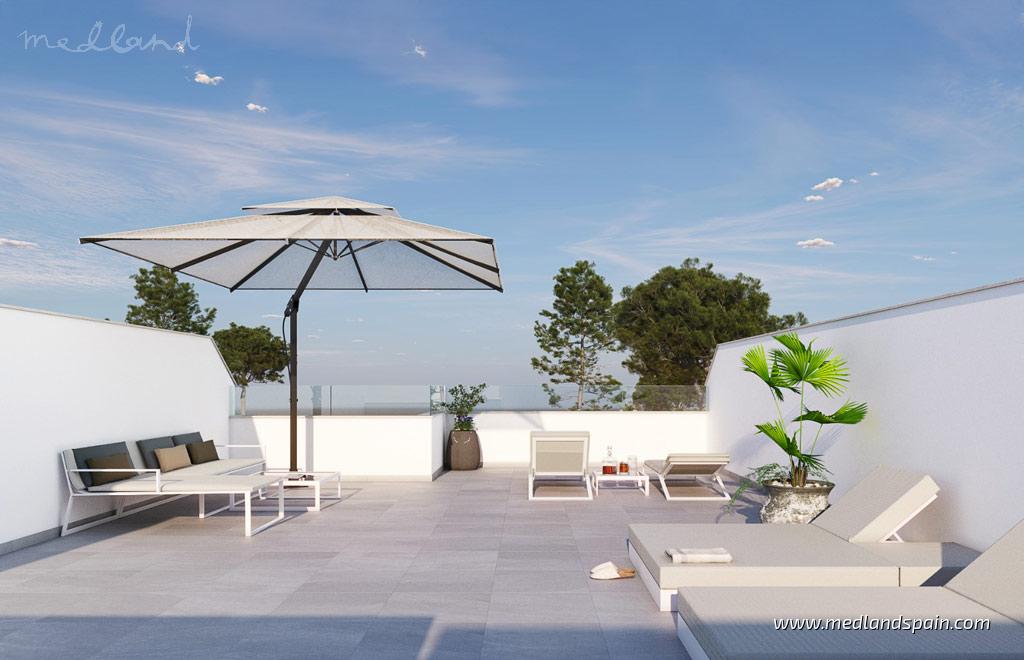 Villa in Pilar de la Horadada, Alicante, Spanien 3 Schlafzimmer, 83 m2 Nr. 155256