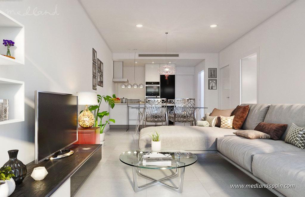 Villa in Pilar de la Horadada, Alicante, Spanien 3 Schlafzimmer, 83 m2 Nr. 155256