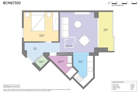 Apartment for sale in Barcelona, Spain 1 bedroom, 54 sq.m. No. 161393 - photo 24