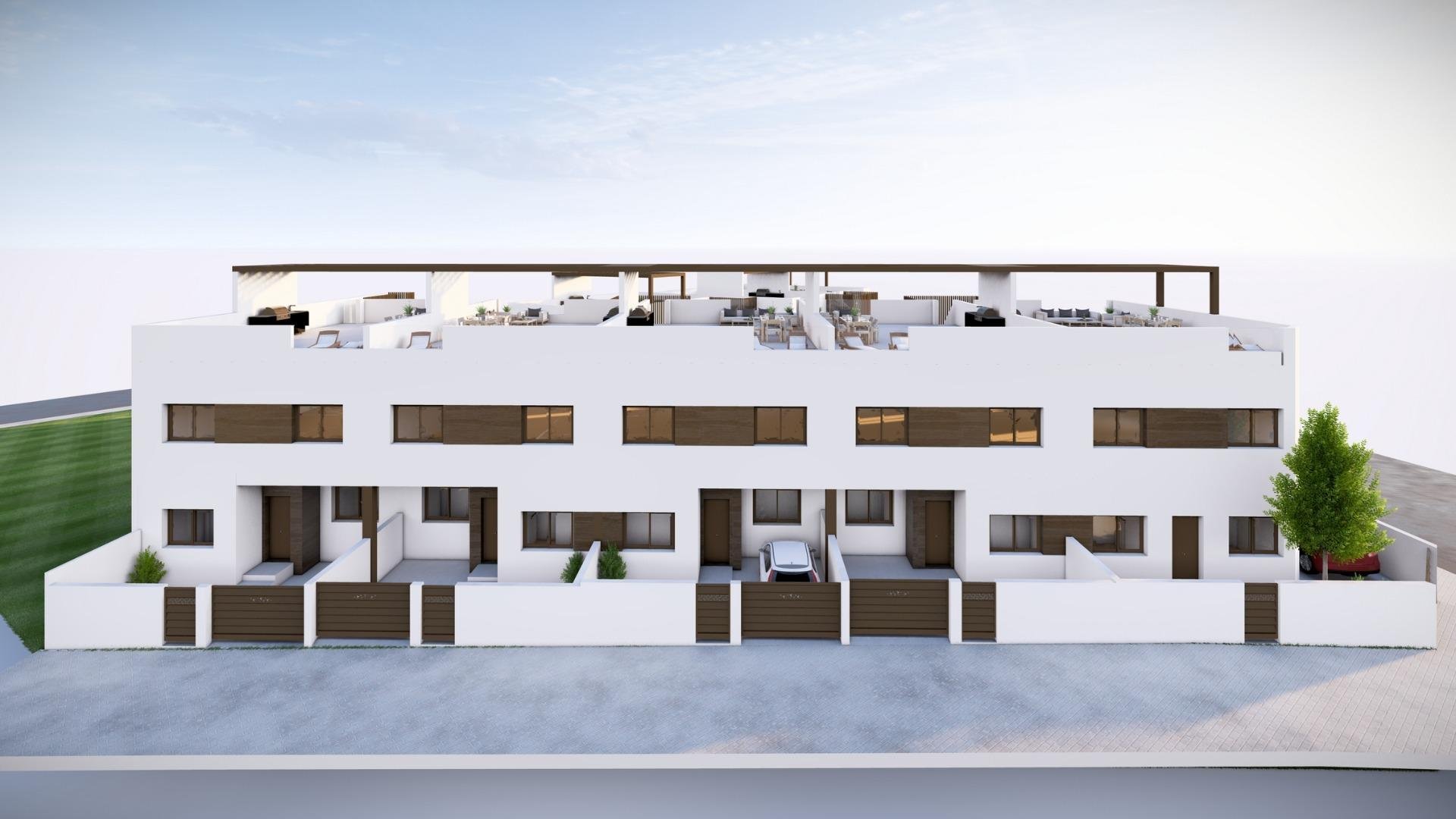 Bungalowi Pilar de la Horadada, Alicante, Espanja 3 makuuhuonetta, 82 m2 No. 111328