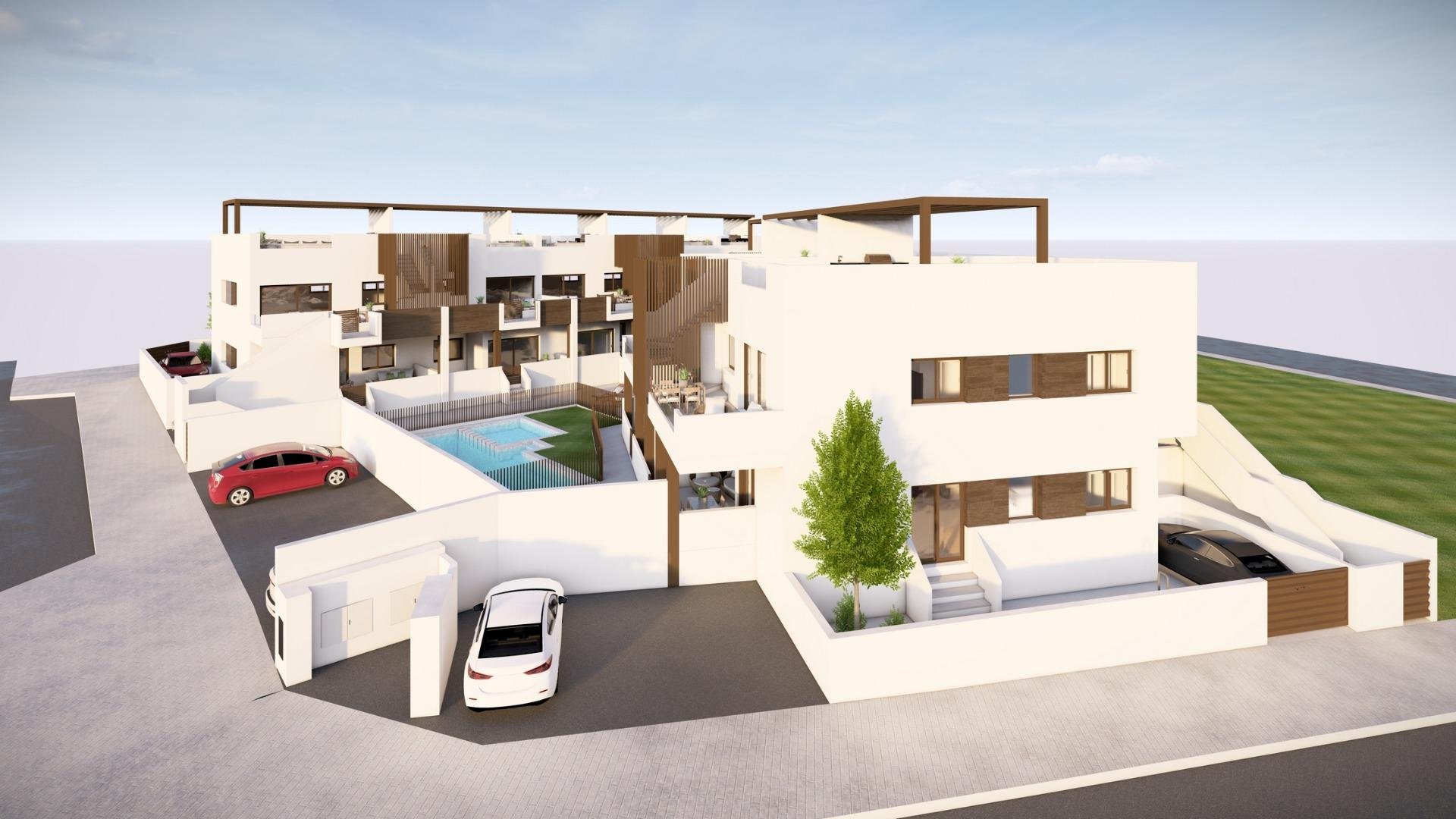 Bungalowi Pilar de la Horadada, Alicante, Espanja 3 makuuhuonetta, 82 m2 No. 111328