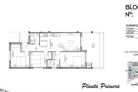 Wohnung zum Verkauf Guardamar del Segura, Alicante, Spanien 3 Schlafzimmer, 81 m2 Nr. 111320 - Foto 9