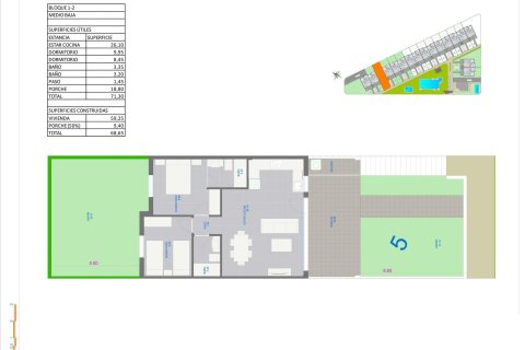 Продажа бунгало в Пилар де ла Орадада, Аликанте, Испания 2 спальни, 68м2 №141706 - фото 20