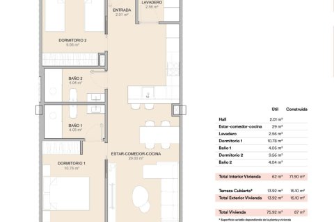 Huoneisto myytävänä La Nucia, Alicante, Espanja, 2 makuuhuonetta, 87 m2 No. 141708 - kuva 19