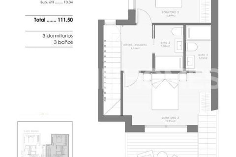 Lägenhet till salu i Benejuzar, Alicante, Spanien 3 sovrum, 111 kvm. Nr. 155878 - foto 12