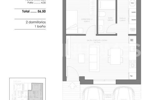 Lägenhet till salu i Benejuzar, Alicante, Spanien 3 sovrum, 111 kvm. Nr. 155878 - foto 7