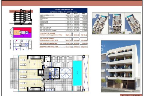Ático en venta en Torrevieja, Alicante, España 3 dormitorios, 80 m2 No. 149661 - foto 24
