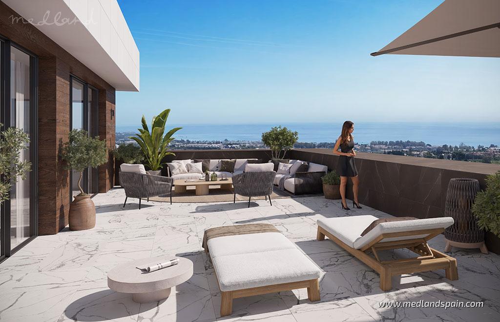 Apartament w Estepona, Malaga, Hiszpania 3 sypialnie, 229 mkw. nr 108678