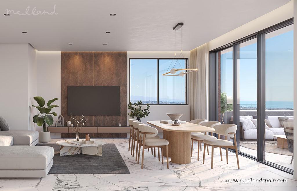Apartament w Estepona, Malaga, Hiszpania 3 sypialnie, 229 mkw. nr 108678