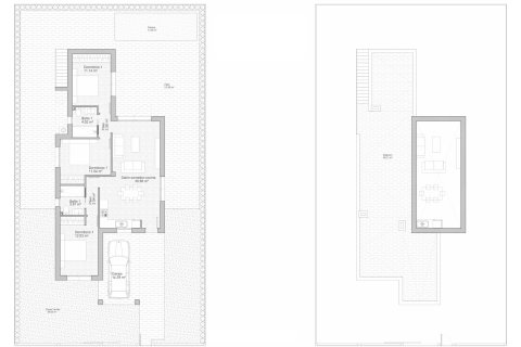 Layout 3 bedrooms, 110.83 sq.m. in SERENA GARDEN VILLAS in Los Alcazares, Murcia, Spain No. 161327